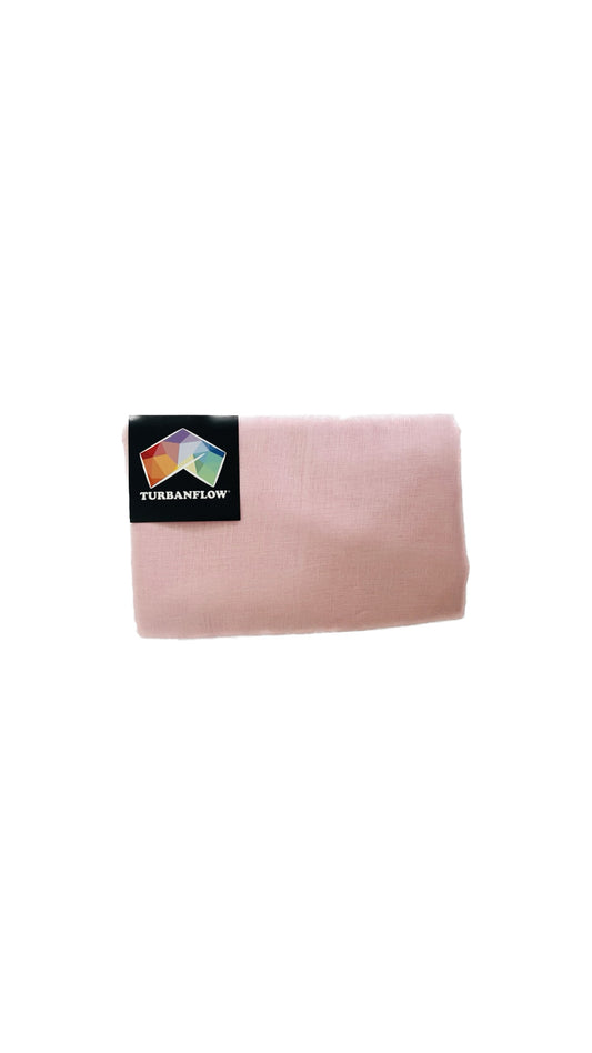 LIGHT PINK [Full Voile Solid Color Turban]